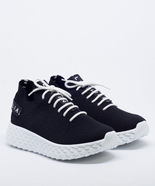 Tênis Lialine Preto Tecido Flynit - 1963.9806T