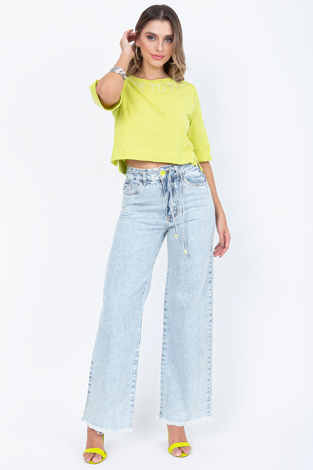 Wide Leg Jeans Frysaide