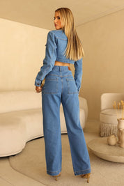 Jaqueta Jeans Curta Frysaide