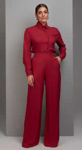 Calça Pantalona Vermelha Frysaide