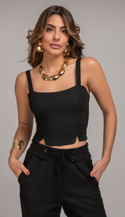 Blusa Trico Preta Frysaide