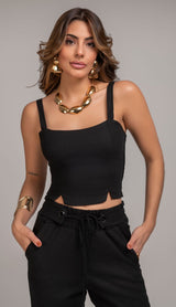 Blusa Trico Preta Frysaide