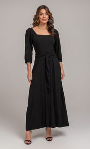 Vestido Preto Manga Removivel Frysaide