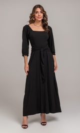 Vestido Preto Manga Removivel Frysaide