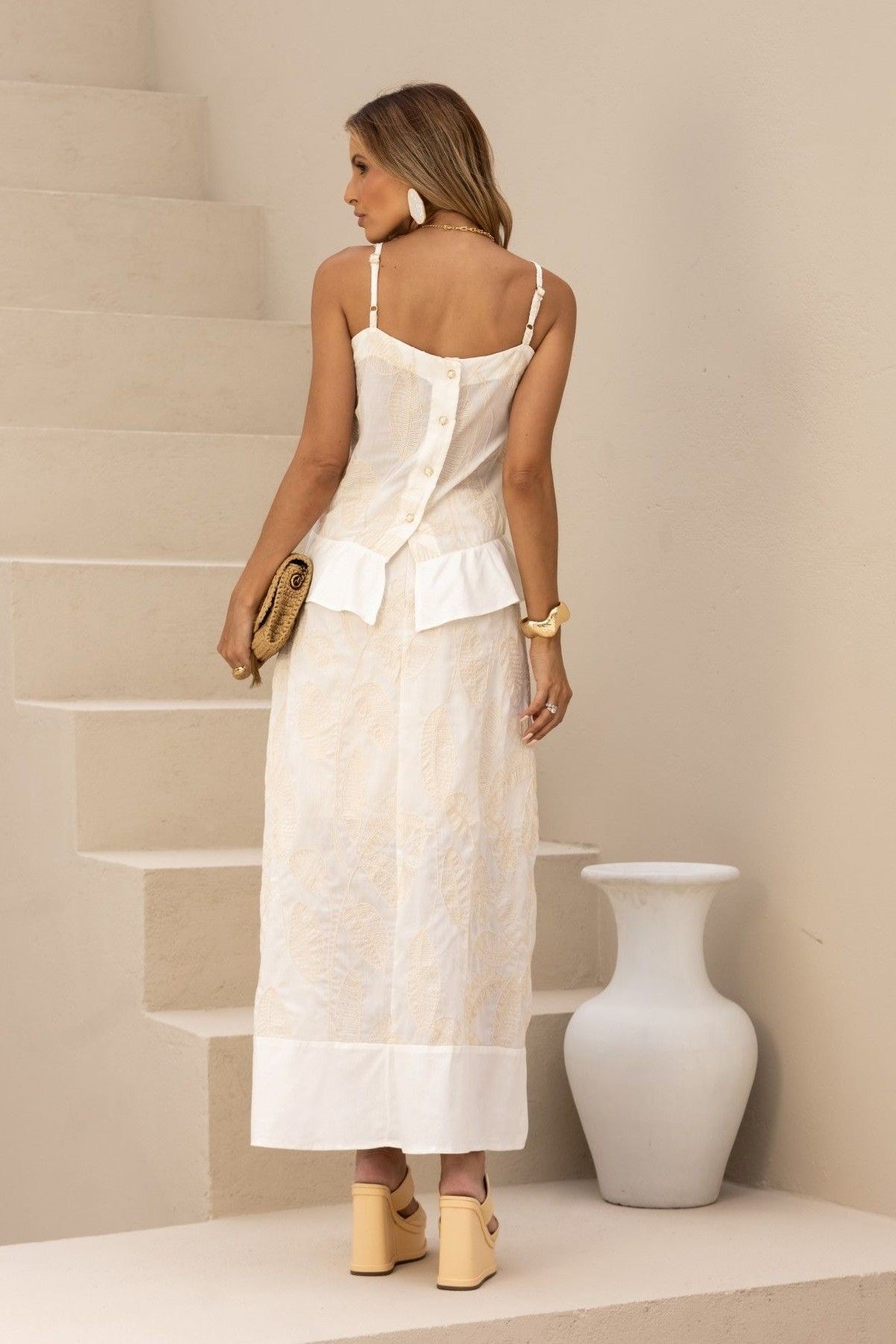 Blusa De Voil Bordado Off White Frysaide - 1532.00013