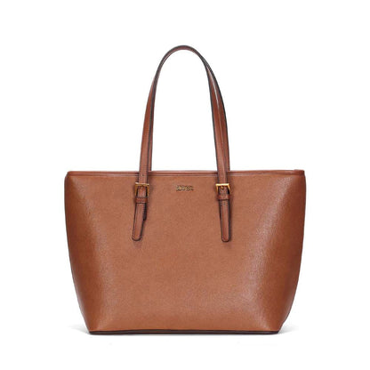 Bolsa Shopper Santa Lolla Caramelo Alça Fivelas