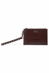 Clutch Santa Lolla Material Marrom Alça Mão