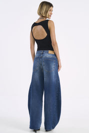 Blusa Colcci Preta Gola Alta Costura Aparente