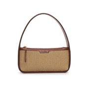 Bolsa Baguete Santa Lolla Bege Tramado