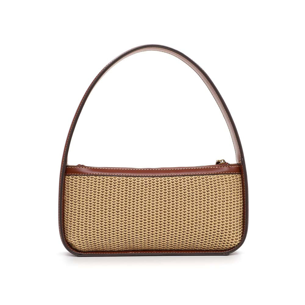 Bolsa Baguete Santa Lolla Bege Tramado