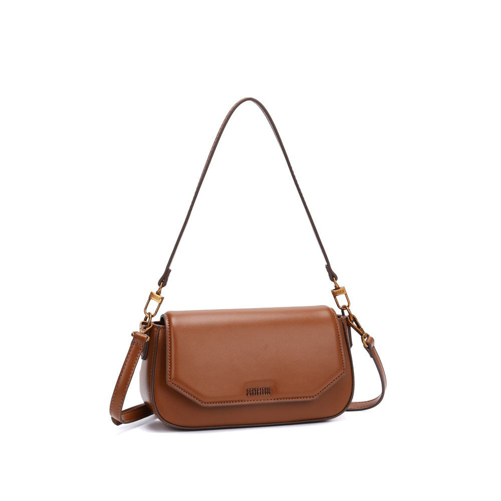 Bolsa Baguete Santa Lolla Caramelo Alça Dupla
