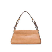Bolsa Baguete Santa Lolla Caramelo Alça Fivelas
