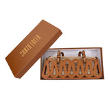 Bolsa Baguete Santa Lolla Caramelo Trançada