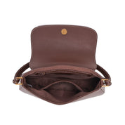 Bolsa Baguete Santa Lolla Marrom Alça Dupla