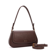 Bolsa Baguete Santa Lolla Marrom Alça Dupla
