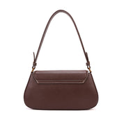 Bolsa Baguete Santa Lolla Marrom Alça Dupla