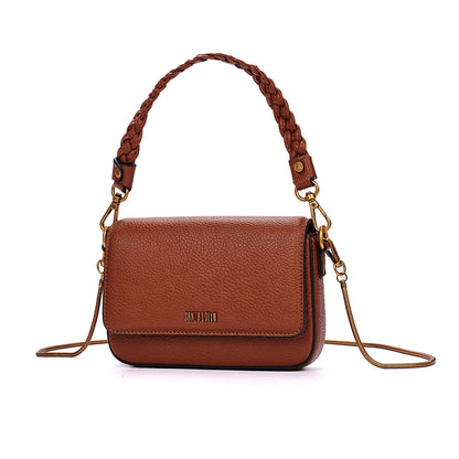 Bolsa Baguete Santa Lolla Marrom Duas Alças