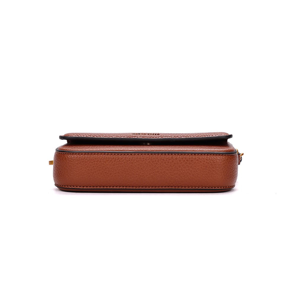 Bolsa Baguete Santa Lolla Marrom Duas Alças