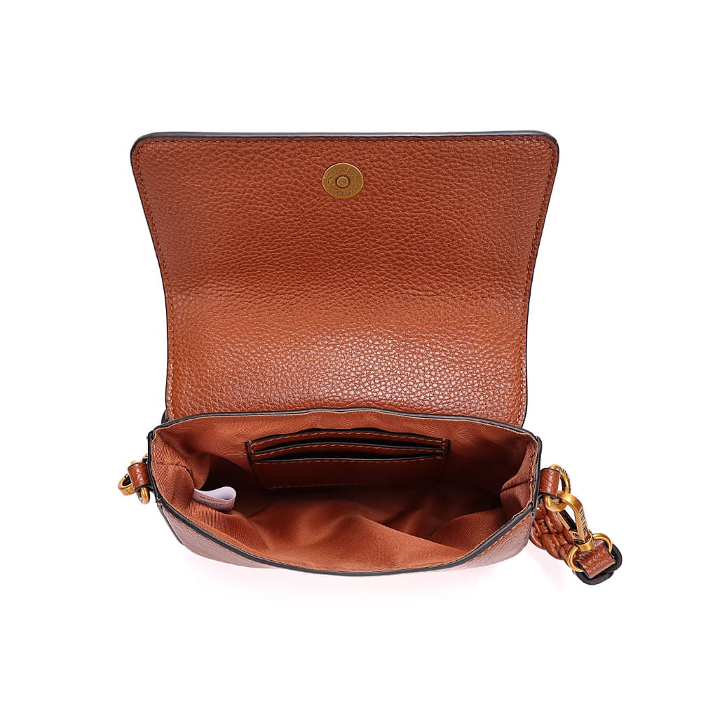 Bolsa Baguete Santa Lolla Marrom Duas Alças