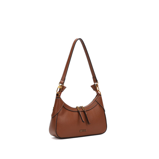 Bolsa Baguete Santa Lolla Marrom Floater Alça Removível
