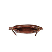 Bolsa Baguete Santa Lolla Marrom Floater Alça Removível