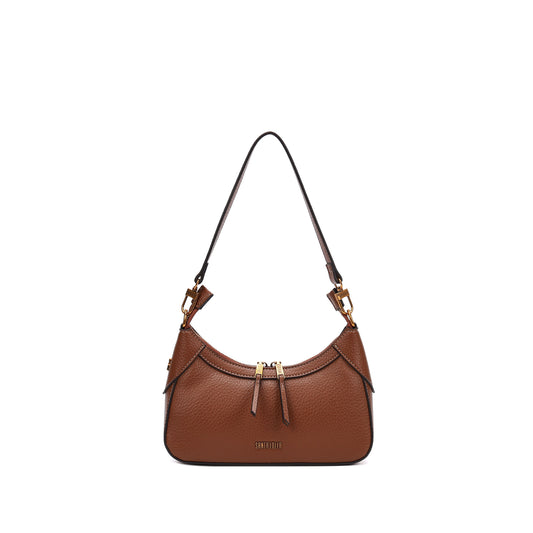 Bolsa Baguete Santa Lolla Marrom Floater Alça Removível