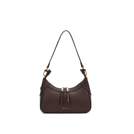 Bolsa Baguete Santa Lolla Marrom Floater Zíper