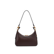 Bolsa Baguete Santa Lolla Marrom Zíper Duplo
