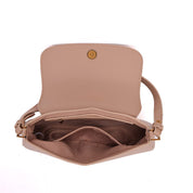 Bolsa Baguete Santa Lolla Nude Alça Dupla