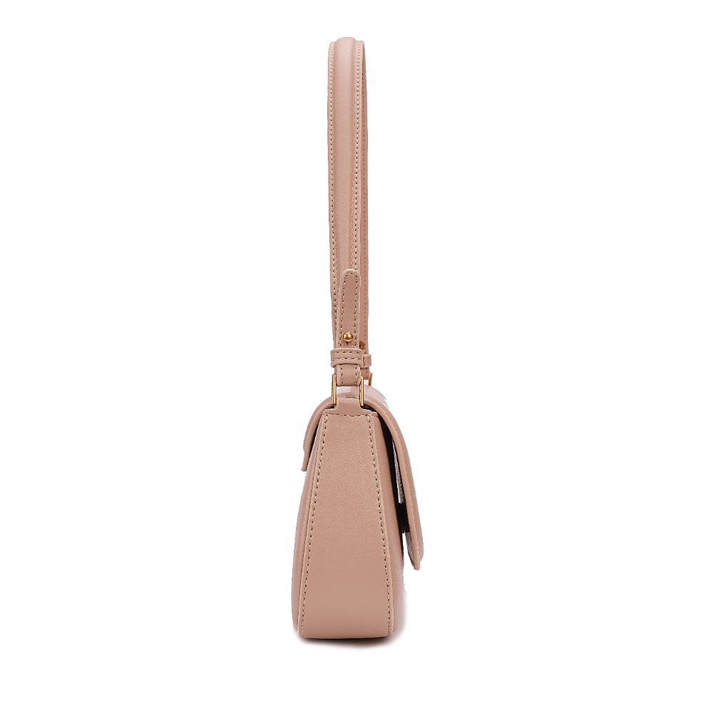 Bolsa Baguete Santa Lolla Nude Alça Dupla