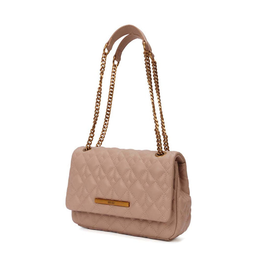 Bolsa Baguete Santa Lolla Nude Matelassê Corrente