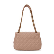 Bolsa Baguete Santa Lolla Nude Matelassê Corrente