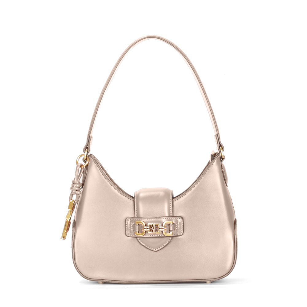 Bolsa Baguete Santa Lolla Off White Alça De Ombro