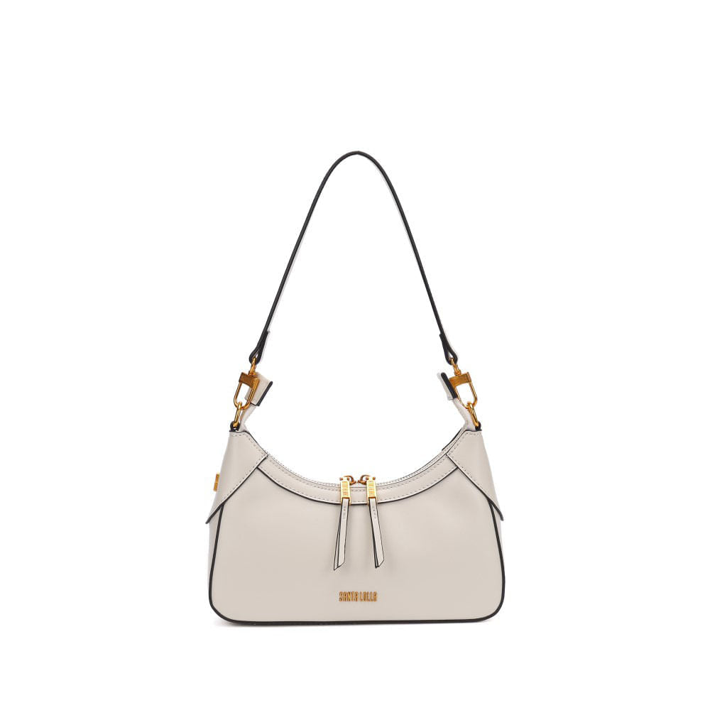 Bolsa Baguete Santa Lolla Off White Alça De Ombro