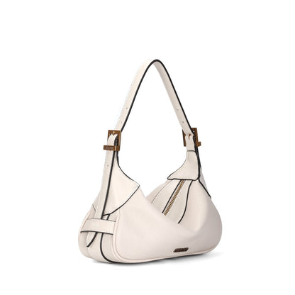 Bolsa Baguete Santa Lolla Off White Alça De Ombro