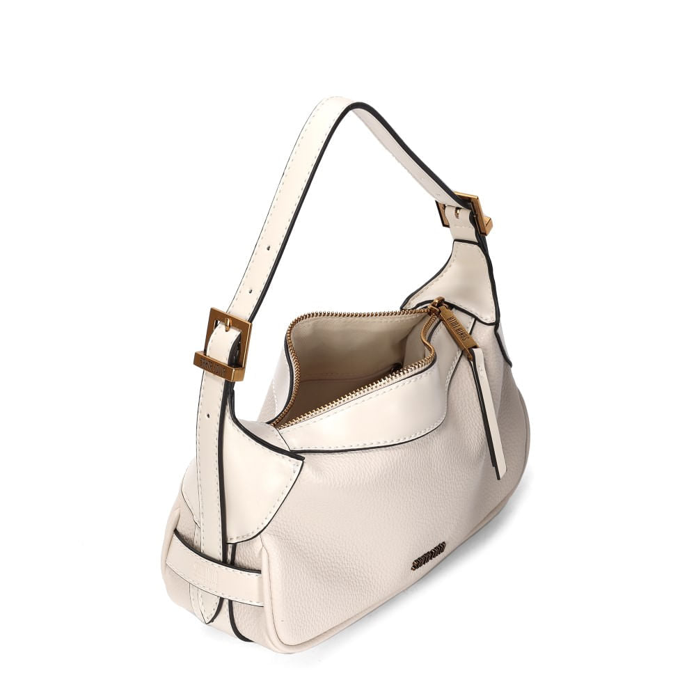 Bolsa Baguete Santa Lolla Off White Alça De Ombro
