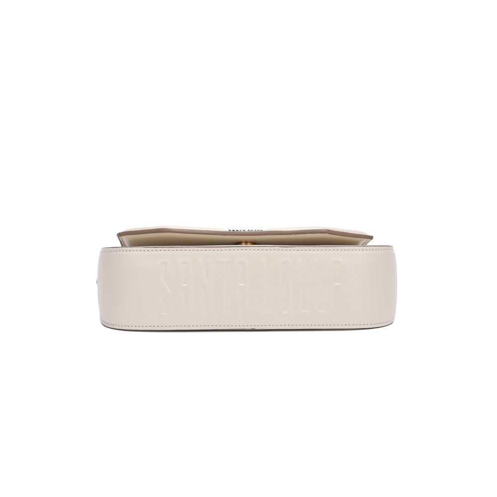 Bolsa Baguete Santa Lolla Off White Alça Dupla