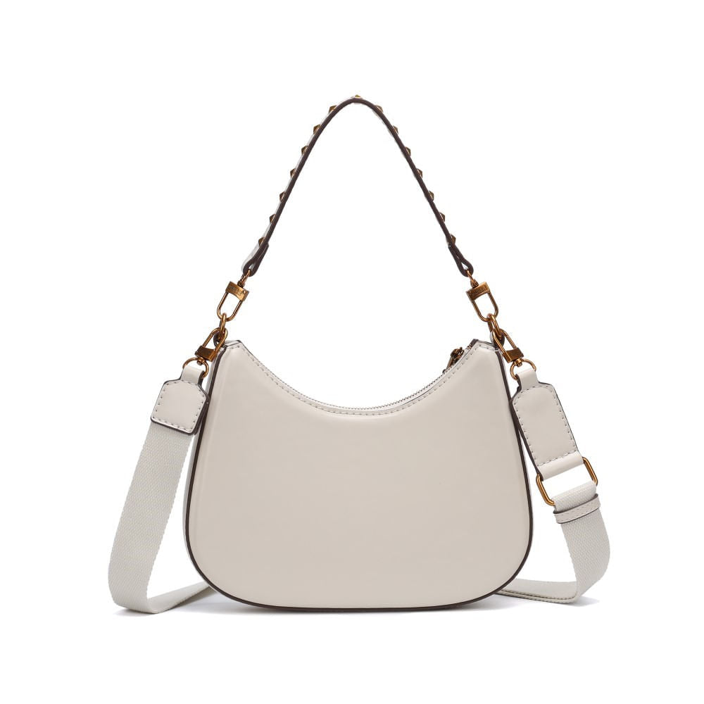 Bolsa Baguete Santa Lolla Off White Alça Dupla