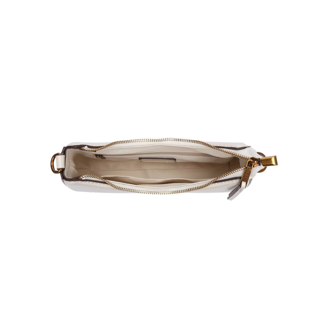 Bolsa Baguete Santa Lolla Off White Alça Dupla