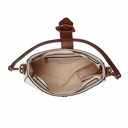 Bolsa Baguete Santa Lolla Off White Alça Dupla