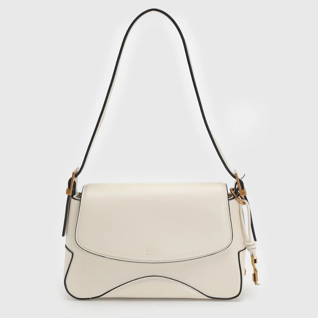Bolsa Baguete Santa Lolla Off White Duas Alças