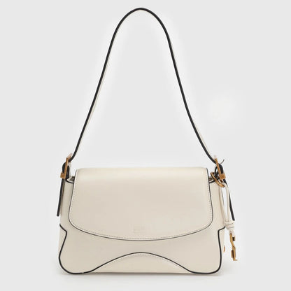 Bolsa Baguete Santa Lolla Off White Duas Alças