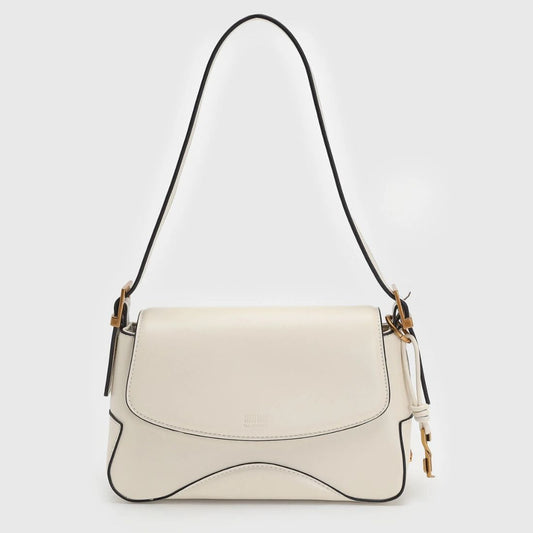 Bolsa Baguete Santa Lolla Off White Duas Alças