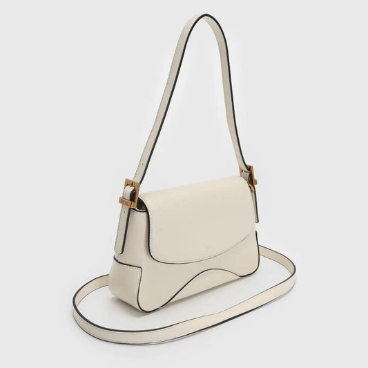 Bolsa Baguete Santa Lolla Off White Duas Alças