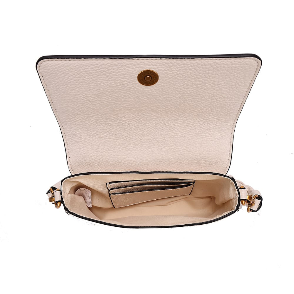 Bolsa Baguete Santa Lolla Off White Duas Alças