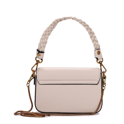 Bolsa Baguete Santa Lolla Off White Duas Alças