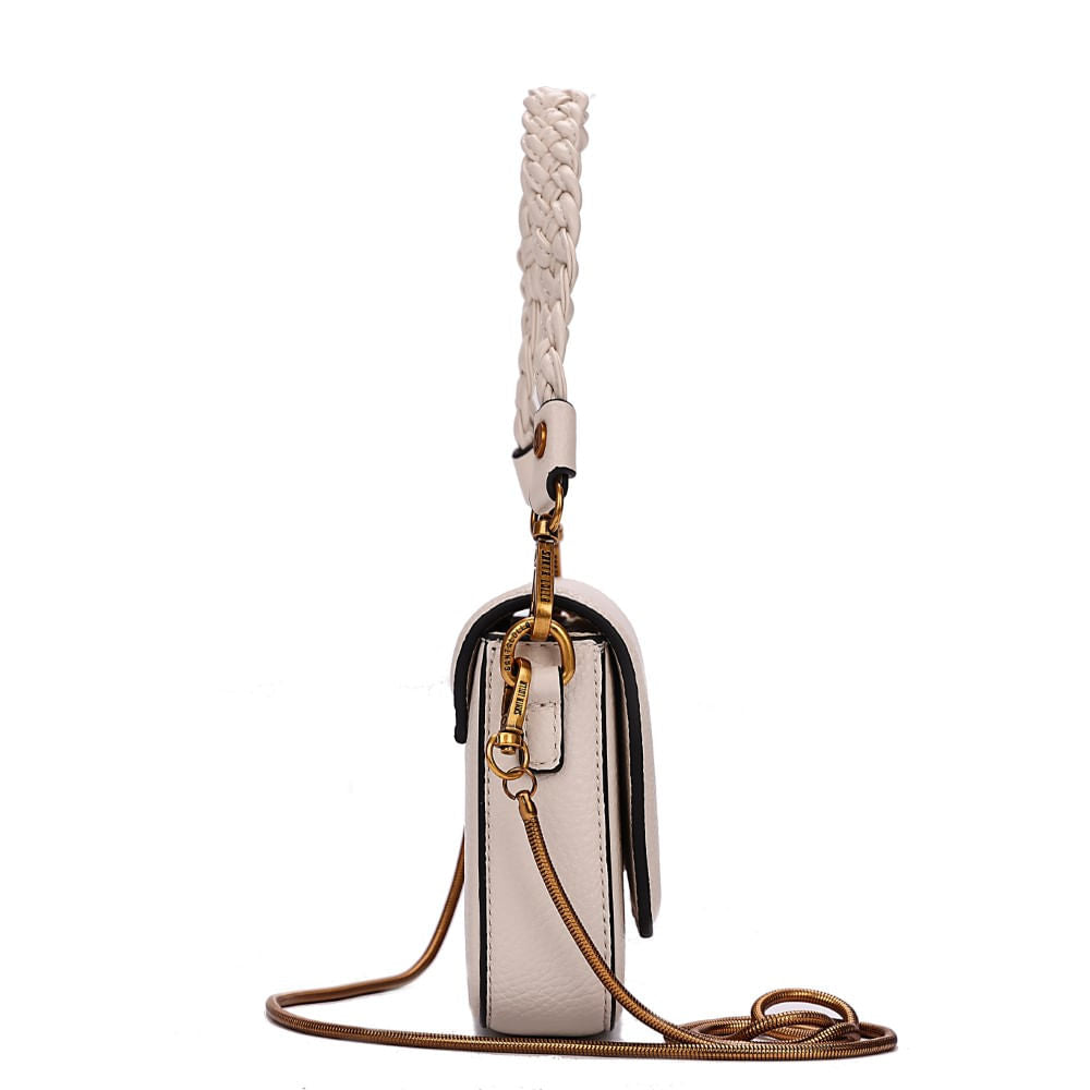 Bolsa Baguete Santa Lolla Off White Duas Alças