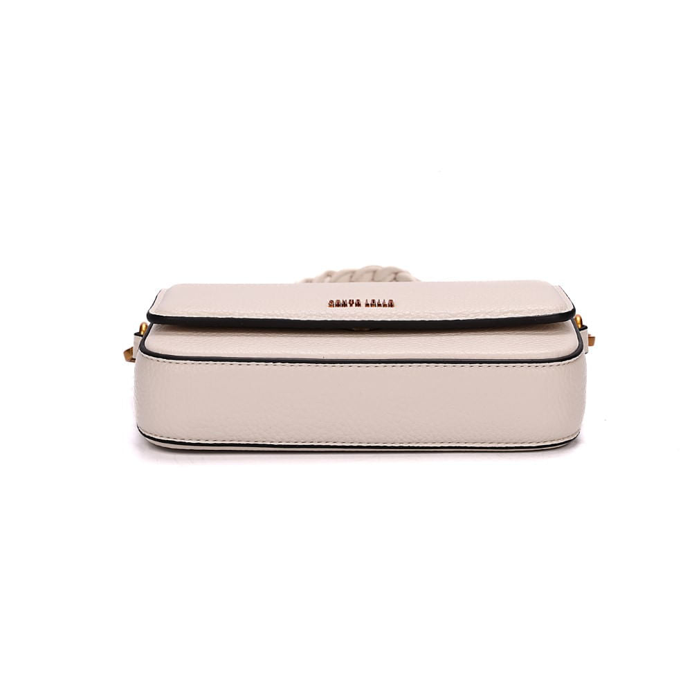 Bolsa Baguete Santa Lolla Off White Duas Alças