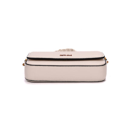 Bolsa Baguete Santa Lolla Off White Duas Alças