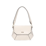 Bolsa Baguete Santa Lolla Off White Geométrica Estruturada